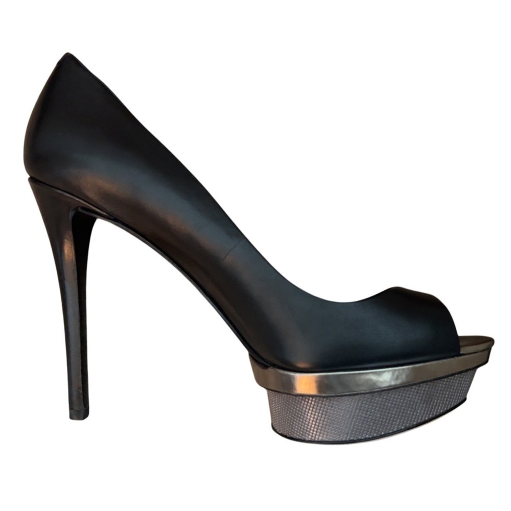 Brian Atwood Franciska peep toe platform pumps | SZ: 8.5